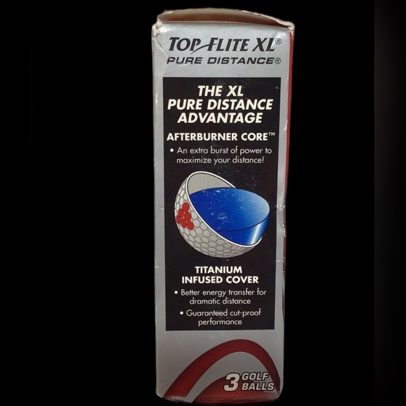 NIB Top‎ Flite XL Pure Distance, More Carry Golf Balls, 2 Sleeves of 3 each - Picture 6 of 6